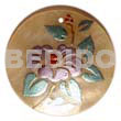 Round 40mm MOP Handpainted Design
