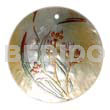Round 40mm MOP Handpainted Design