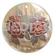 Round 40mm MOP Handpainted Design
