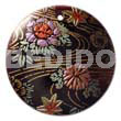 Round 40mm Blacktab Handpainted Design