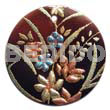 Round 40mm Blacktab Handpainted Design