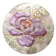 Round 40mm Hammershell Handpainted Design
