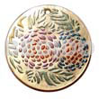 Round 40mm Hammershell Handpainted Design