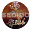 Round 40mm Blacktab Handpainted Design