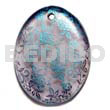 Oval 45mm Transparent Gray Resin