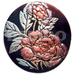 Round 50mm Blacktab Shell Handpainted