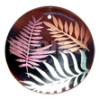 Round 50mm Blacktab Shell Handpainted