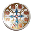 Round 50mm Kabibe Shell Handpainted