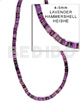 4-5mm Hammer Shell Violet