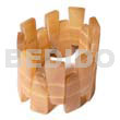 Light Amber Horn Elastic Bangle