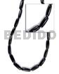 Black Elongated Oblong Horn