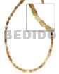 Horn Natural Rice Beads 4x7