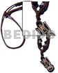 Tribal Carved 37mmx18mm Wooden Pendant