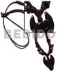 Tribal Carved 35mmx25mm Wooden Pendant