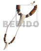 Wax Cord Coco Pokalet/wood Beads