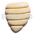 40mm Grooved Beehive Natural White