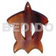 50mmx45mm Flat Golden Amber Turtle