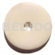40mm Round White Bone 10mm
