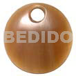 55mm White Horn Round