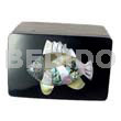 Wooden Jewelry Box Inlaid Fish