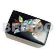 Wooden Jewelry Box Inlaid Bird