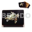 Wooden Jewelry Box Black Top