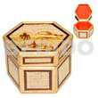 Bamboo Raffia Jewelry Box /