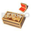 Bamboo Raffia Jewelry Box /