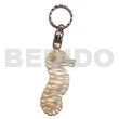 40mm Carved MOP Shell Keychain/seahorse