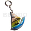 57mmx50mm Colorful Sailboat Keychain /