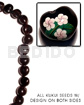 Kukui Seed / Black Flower