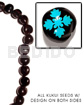 Kukui Seed / Black Flower