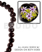 Kukui Seed / Black Flower