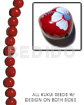Kukui Seed / Red Flower