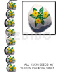 Kukui Seed / White Flower