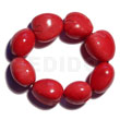 Elastic 9 Pcs. Kukui Nuts