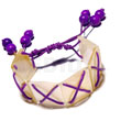 20mmx20mm MOP Squares In Violet