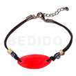40mmx30mm Red Oval Hammershell In