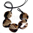 5 Pcs. 25mmx25mm Brownlip Tiger