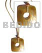 Leather Thong 40mm Sq. Brownlip