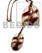 Oval Hammershell Skin On Leather