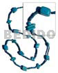 Blue Wood Beads / Coco