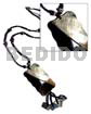22in. 2-3mm Coco Heishe/hammershell Sq.