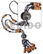Black Rainbow Cut Beads 10mmx5mm