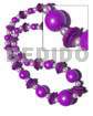 Graduated Wood Beads 25mm/20mm/15mm/10mm In
