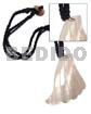Black Macrame 65mmx50mm Kabibe Shell