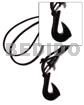 Black Carabao Horn Hook 40mm