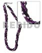 Twisted 4 Rows-2-3mm Coco Heishe