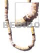4-5mm Coco Heishe Bleach Nat
