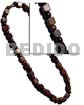 Round Camagong Tiger Wood Beads